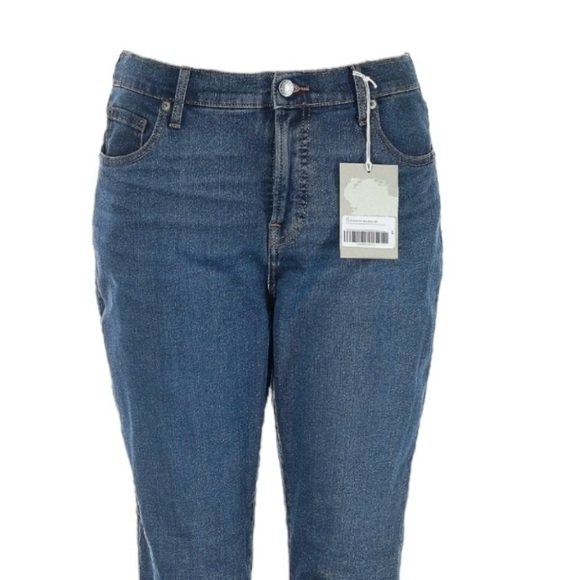 Everlane The Mid-Rise Slim Jeans Blue Wash Women’s 33R NWT $68 Sustainable Denim - Picture 4 of 8